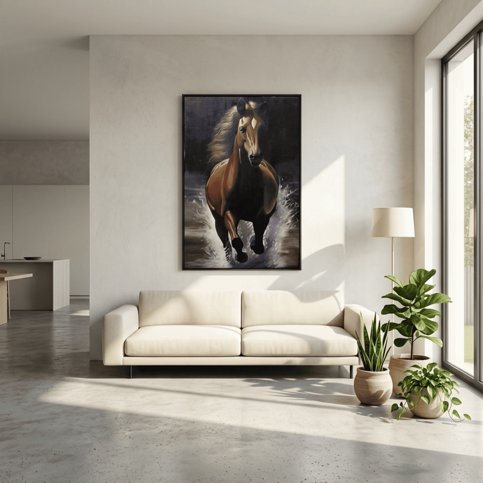 Galloping Grace - Original Hand-Painted Horse Painting (20x30) |Moumita Chatterjee