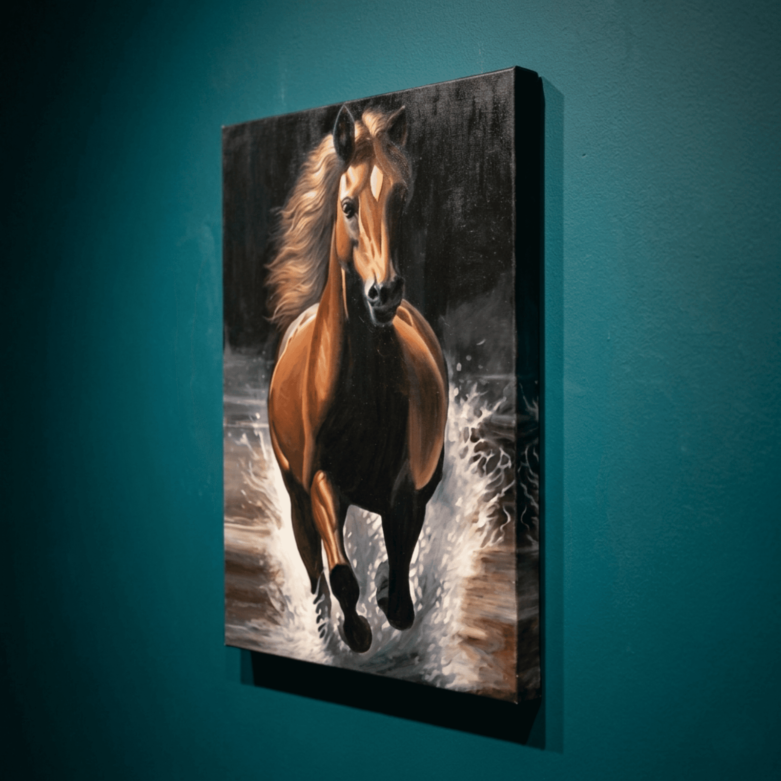 Galloping Grace - Original Hand-Painted Horse Painting (20x30) |Moumita Chatterjee