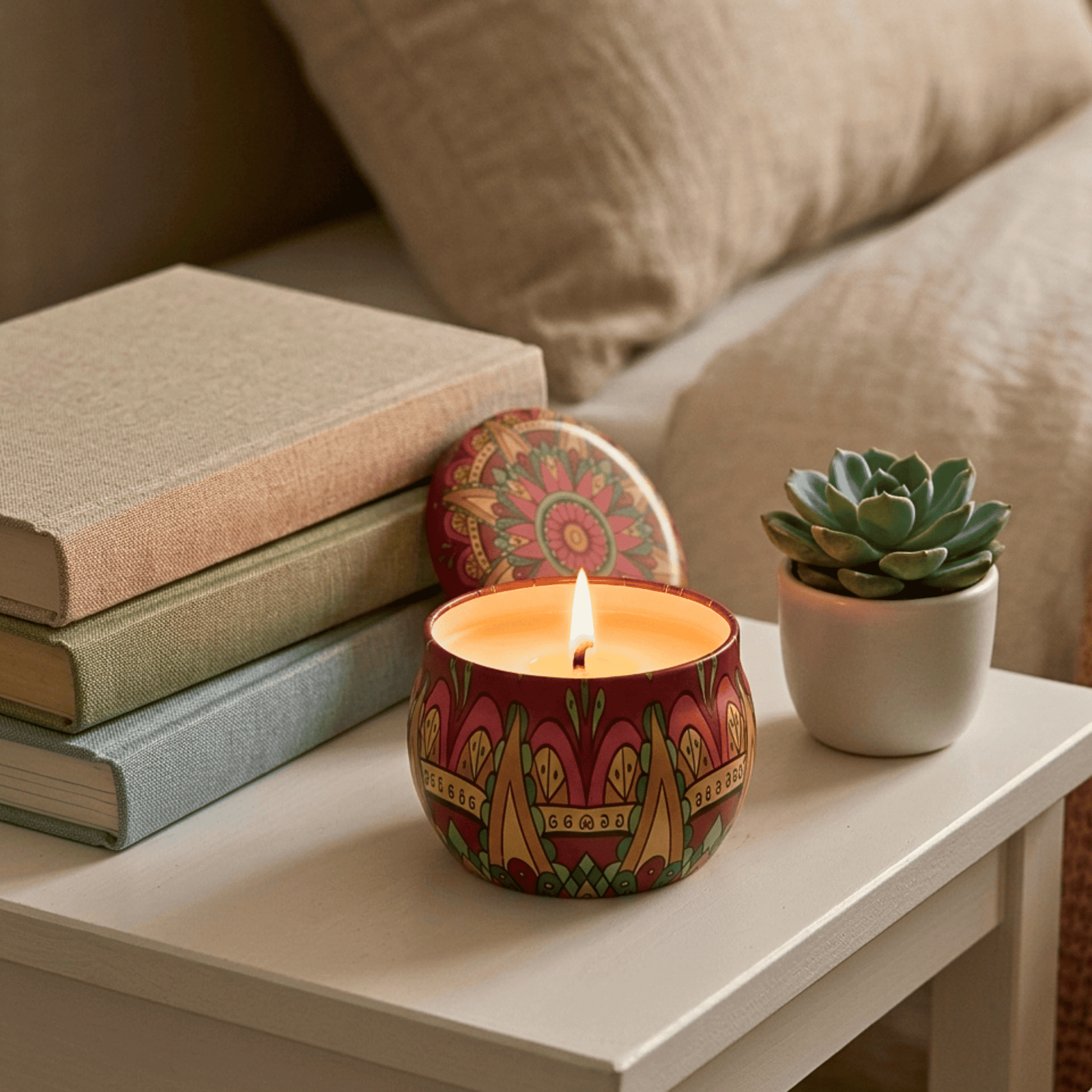 Somana Sandalwood Mandala Jar Candle (100g)