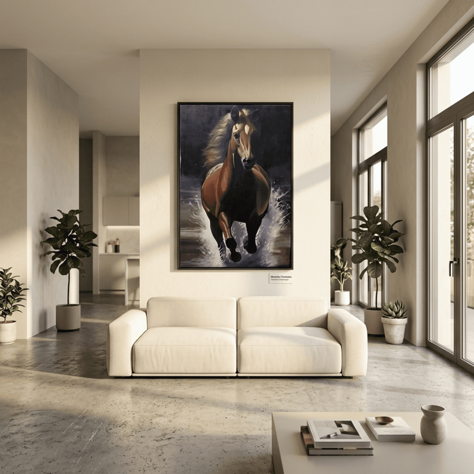 Galloping Grace - Original Hand-Painted Horse Painting (20x30) |Moumita Chatterjee