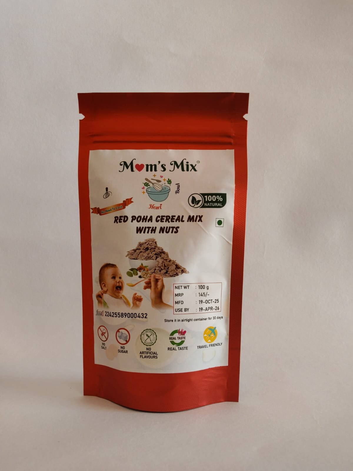 Red Poha Cereal Mix with Nuts 200g