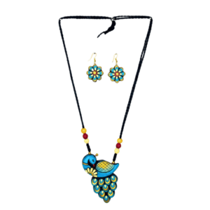 Earthly Elegance – Terracotta Peacock Set