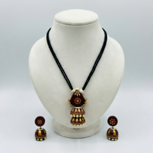 Terracotta Necklace & Jhumka Set