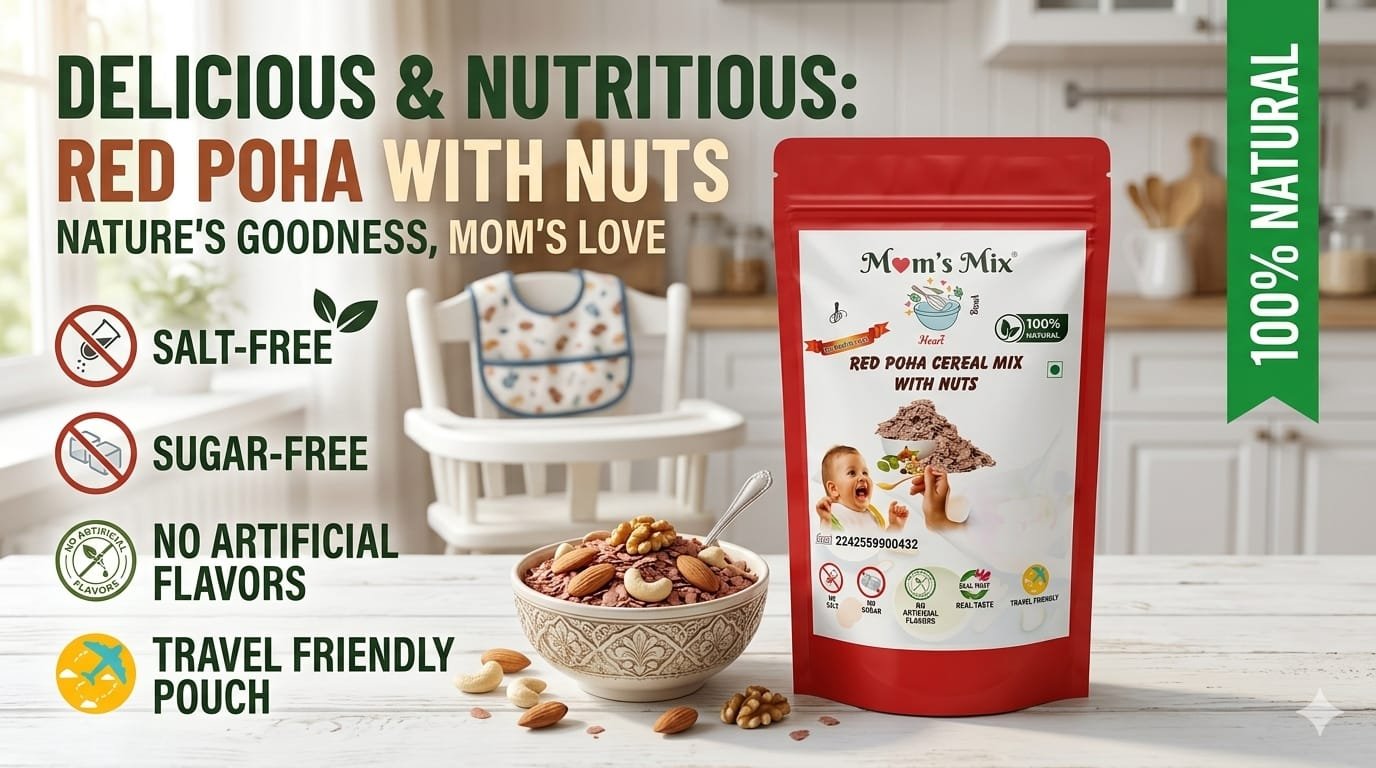 Red Poha Cereal Mix with Nuts 200g