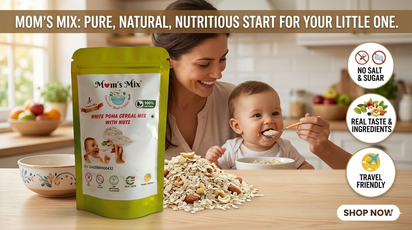 White Poha Cereal Mix with Nuts 200g